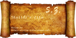 Stollár Zita névjegykártya